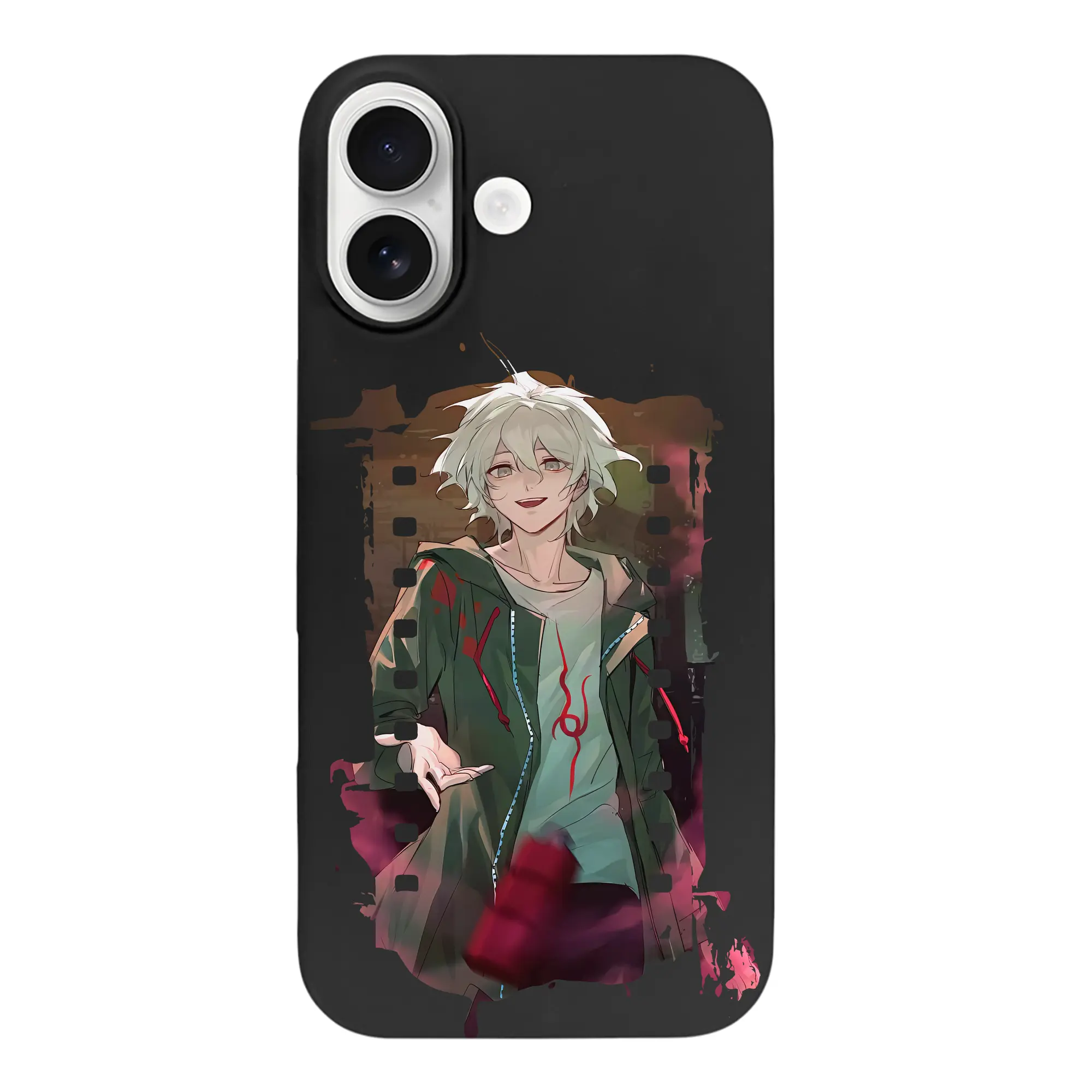 ダンガンロンパ グッズ,狛枝凪斗 - iPhone 17 シリーズ シリコンケース 薄型 耐衝撃 指紋防止 ソフトタッチカバー 精密フィット 傷防止 保護ケース iPhone 17/17 Air/17 Pro/17 Pro Max 対応